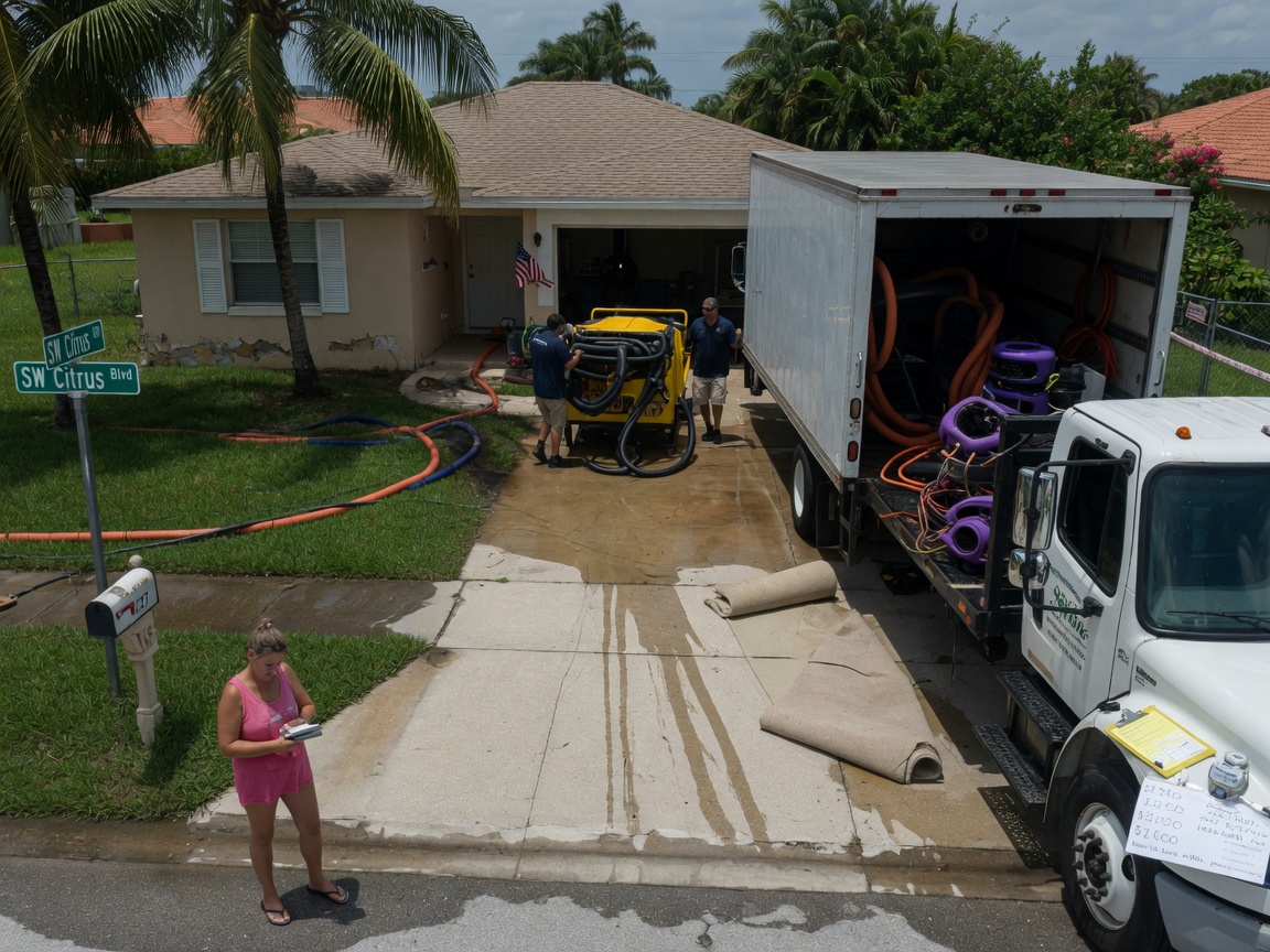 Emergency Water Extraction in Homestead