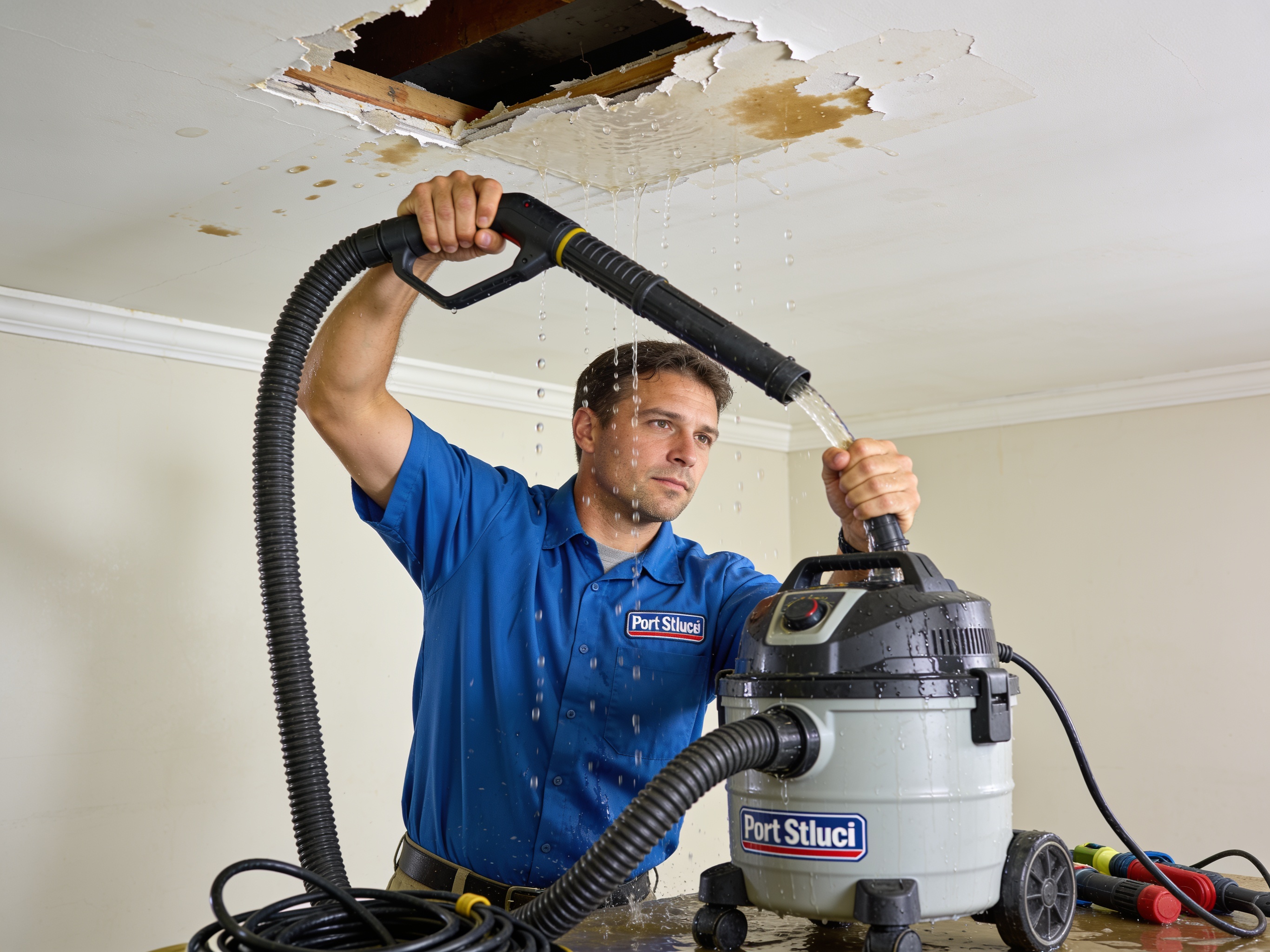 Ceiling Water Extraction in Port St. Lucie