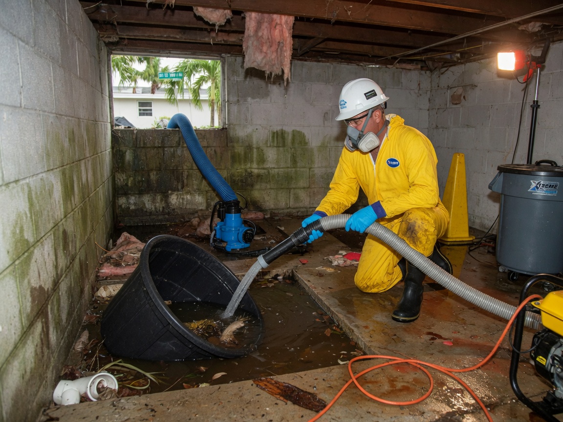 Sump Pump Failure Water Extraction in Port St. Lucie