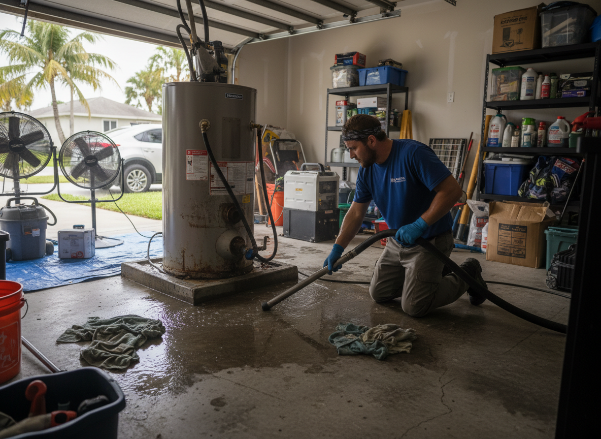 Water Heater Leak Extraction in Port St. Lucie